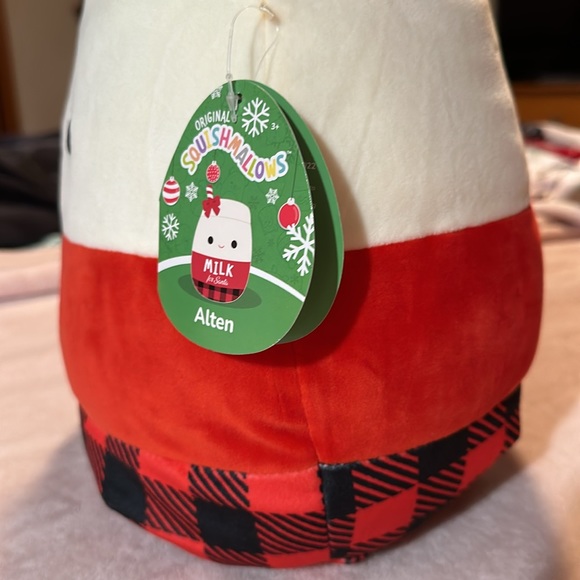 ⬇️ 🆕 Squishmallow Alten the Milk for Santa, 12” - Picture 2 of 4